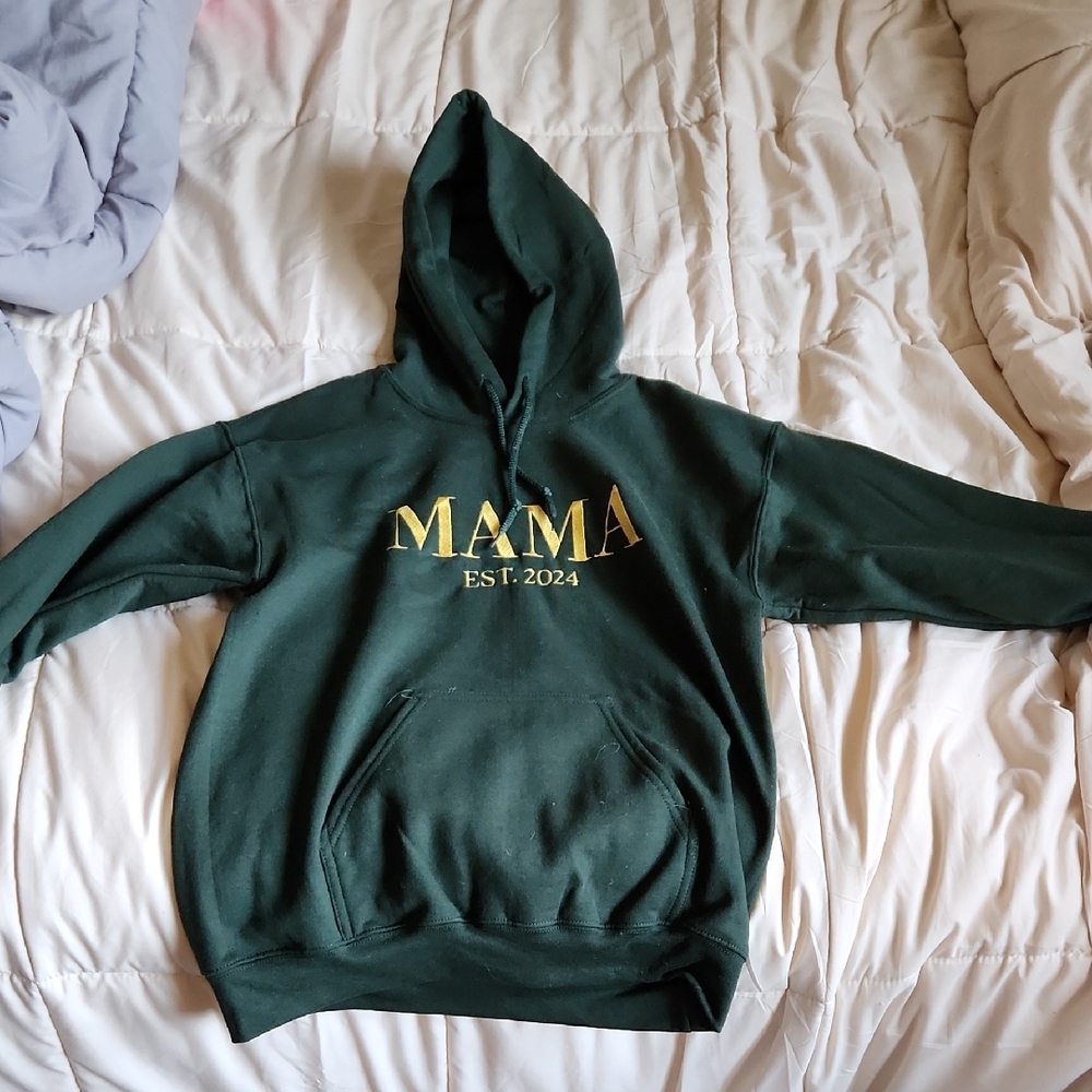 Green 'MAMA' Hoodie